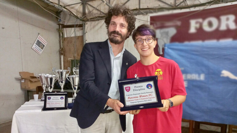 Ravenna Women: sportività e socialità. Premiata Sofia Francia e la squadra Under 15.